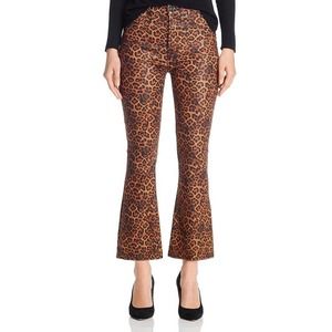 NWT 7 FOR ALL MANKIND High Waist Slim Kick Animal Print Jeans
